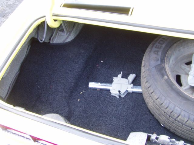 1968 Yellow Pontiac Firebird Convertible