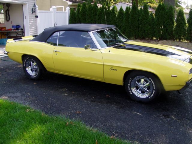 1968 Yellow Pontiac Firebird Convertible