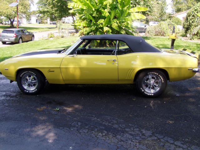 1968 Yellow Pontiac Firebird Convertible