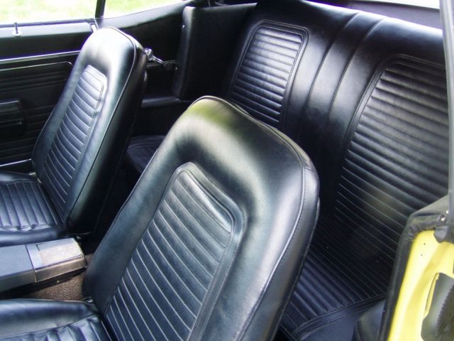 1968 Yellow Pontiac Firebird Convertible