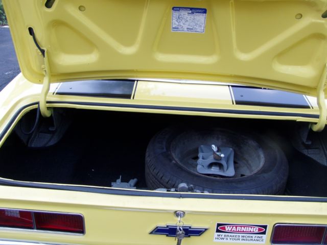 1968 Yellow Pontiac Firebird Convertible