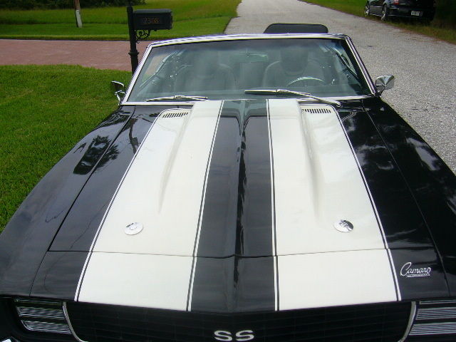1969 Brilliant black Chevrolet Camaro Convertible