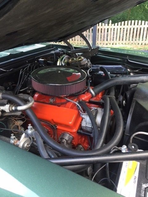 1969 Green Chevrolet Camaro Convertible