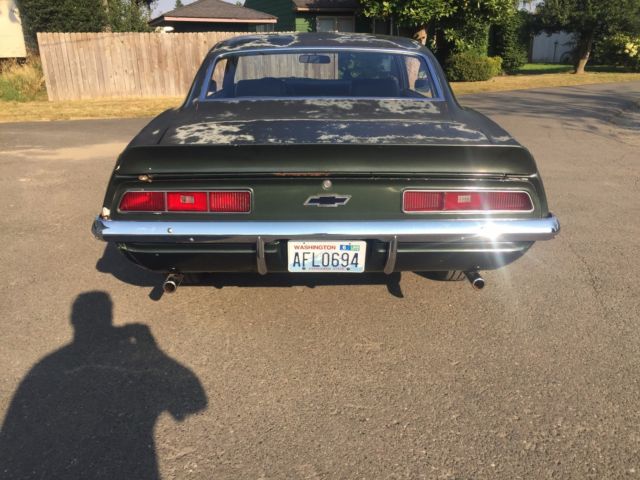 1969 Green Chevrolet Camaro Coupe