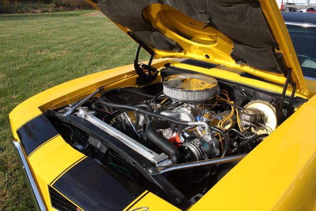 1969 Yellow W/Black Stripes Chevrolet Camaro Coupe