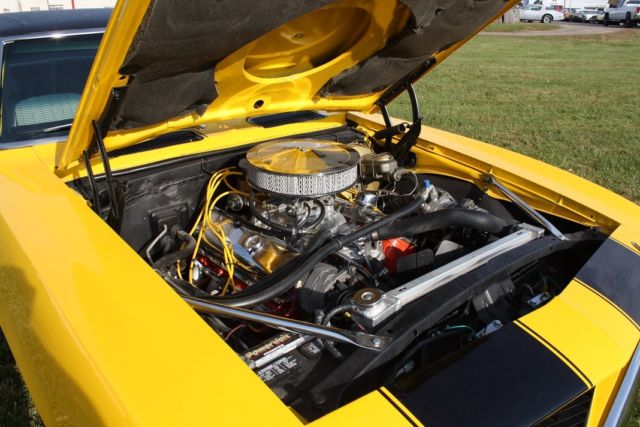 1969 Yellow W/Black Stripes Chevrolet Camaro Coupe