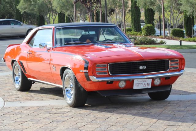 1969 Hugger Orange Chevrolet Camaro Coupe