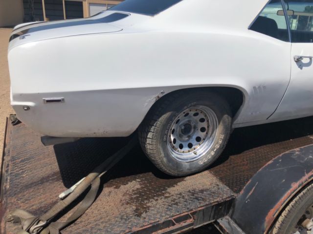 1969 White Chevrolet Camaro Coupe