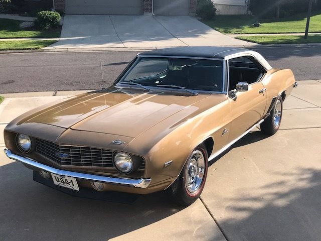 1969 Olympic Gold Chevrolet Camaro Coupe