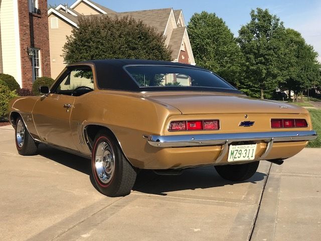 1969 Olympic Gold Chevrolet Camaro Coupe
