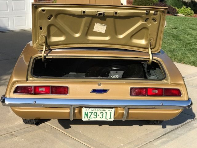 1969 Olympic Gold Chevrolet Camaro Coupe