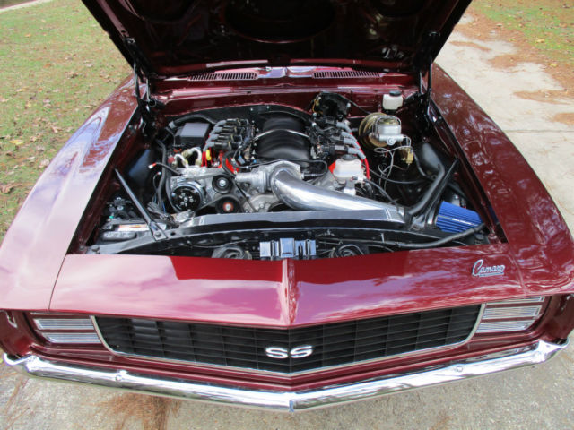 1969 Burgundy Chevrolet Camaro Coupe