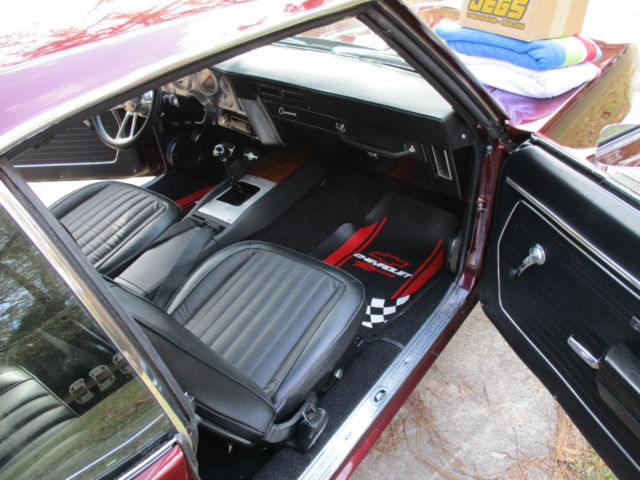 1969 Burgundy Chevrolet Camaro Coupe