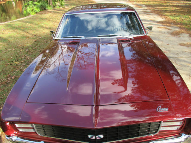 1969 Burgundy Chevrolet Camaro Coupe