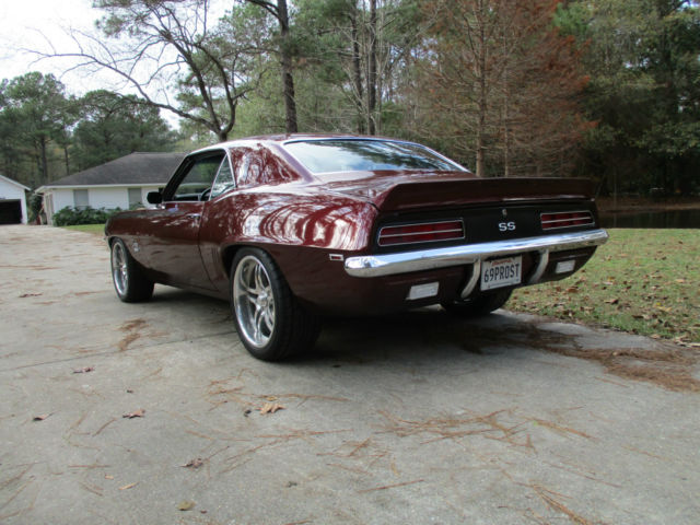 1969 Burgundy Chevrolet Camaro Coupe