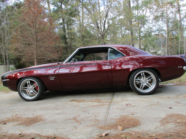 1969 Burgundy Chevrolet Camaro Coupe