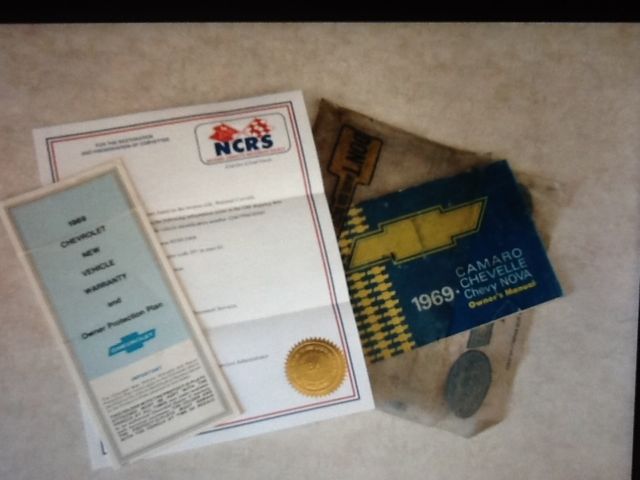 1969 White Chevrolet Camaro Convertible