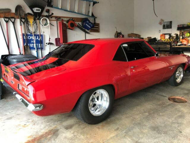 1969 Red Chevrolet Camaro Coupe