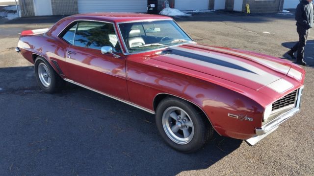 1969 Red Chevrolet Camaro Coupe