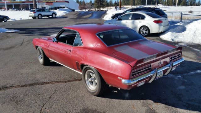 1969 Red Chevrolet Camaro Coupe