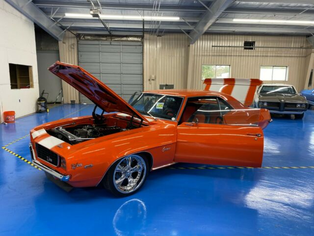 1969 Orange Chevrolet Camaro Coupe