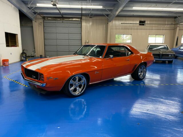 1969 Orange Chevrolet Camaro Coupe