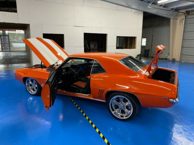 1969 Orange Chevrolet Camaro Coupe