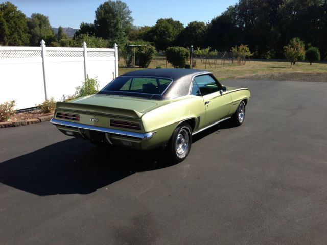 1969 Factory Frost Green Chevrolet Camaro