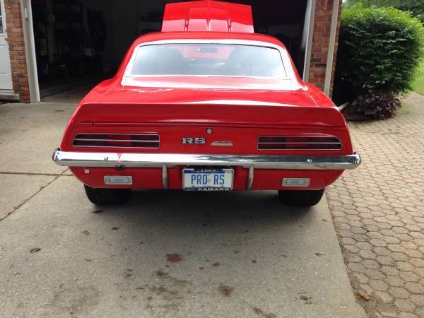 1969 Red Chevrolet Camaro Coupe