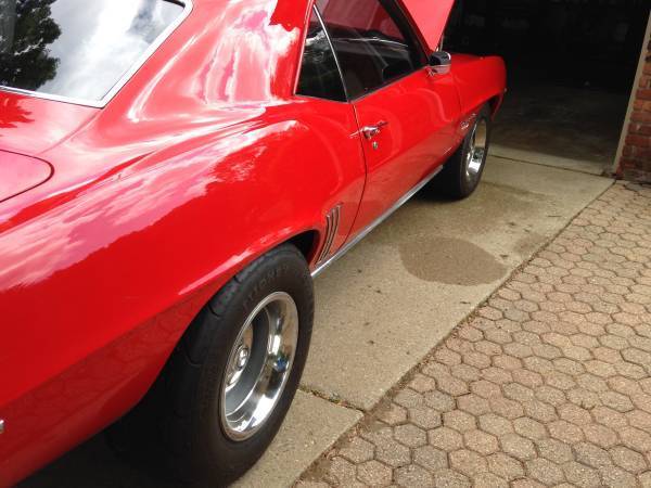 1969 Red Chevrolet Camaro Coupe