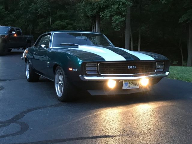 1969 Green Chevrolet Camaro Coupe
