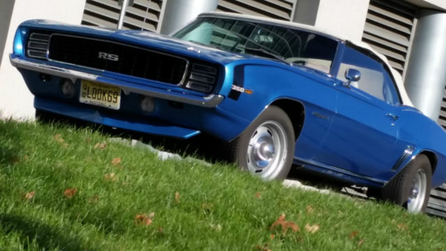 1969 yellow Chevrolet Camaro Convertible