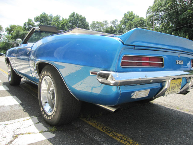 1969 yellow Chevrolet Camaro Convertible