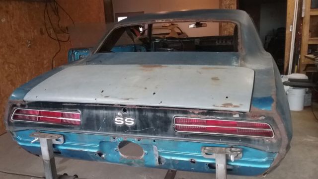 1969 Blue Chevrolet Camaro Coupe
