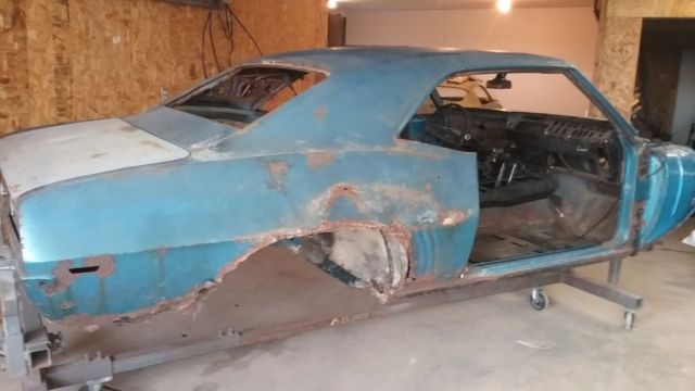 1969 Blue Chevrolet Camaro Coupe