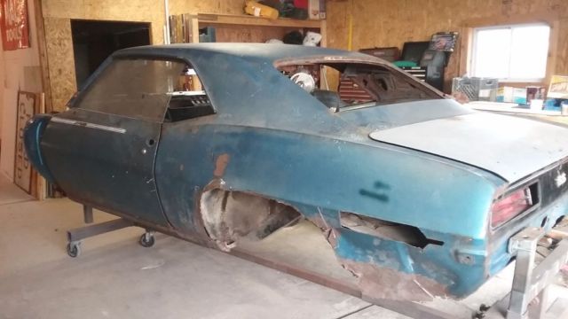 1969 Blue Chevrolet Camaro Coupe