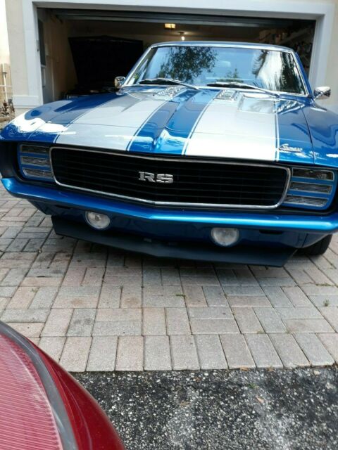 1969 Blue Chevrolet Camaro Coupe