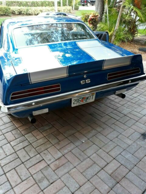 1969 Blue Chevrolet Camaro Coupe