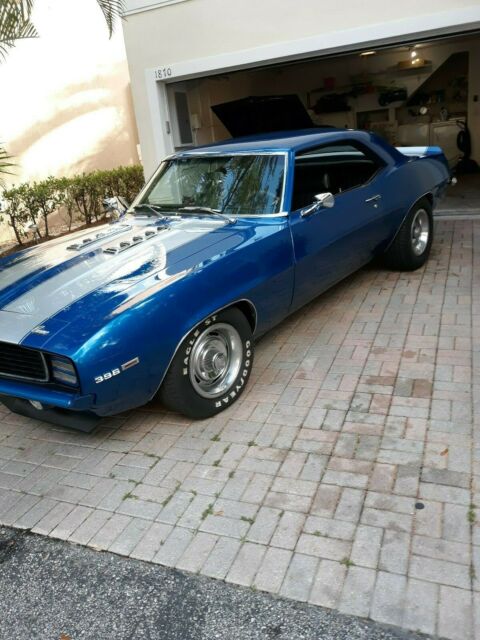 1969 Blue Chevrolet Camaro Coupe