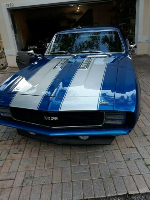 1969 Blue Chevrolet Camaro Coupe
