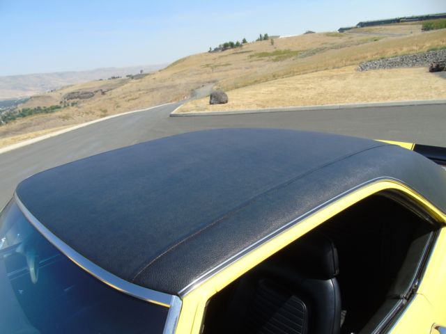 1969 Yellow Chevrolet Camaro Coupe