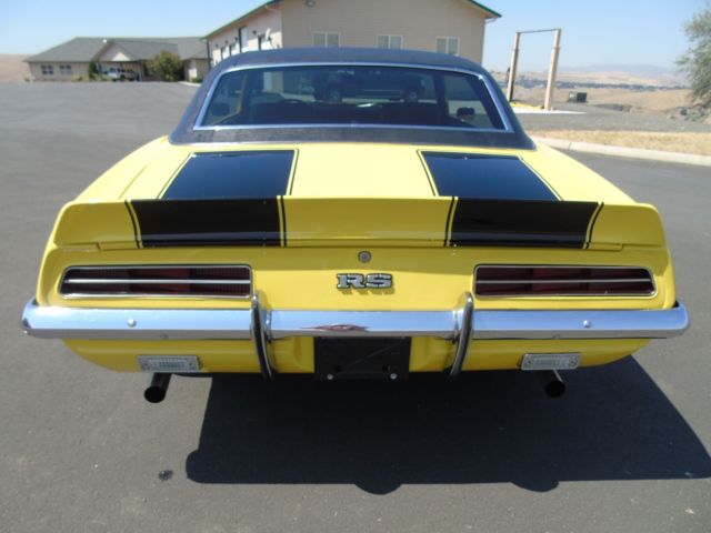 1969 Yellow Chevrolet Camaro Coupe