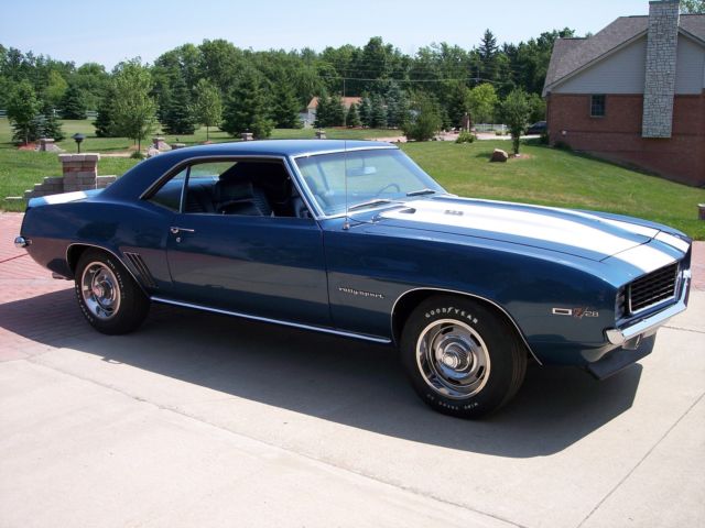 1969 Black Chevrolet Camaro Coupe