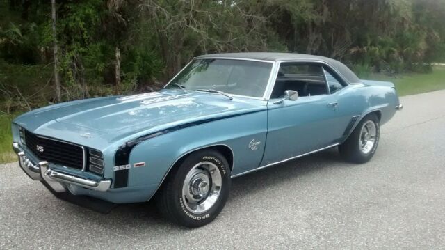 1969 Blue Chevrolet Camaro Coupe