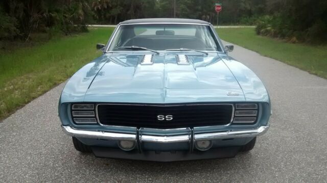 1969 Blue Chevrolet Camaro Coupe