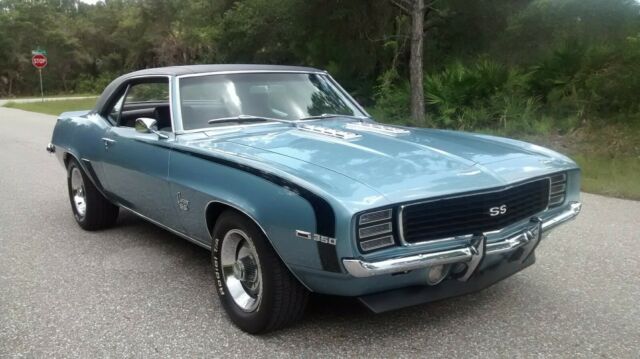 1969 Blue Chevrolet Camaro Coupe