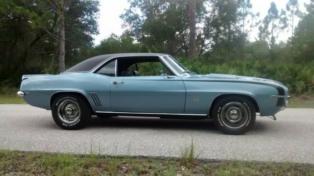 1969 Blue Chevrolet Camaro Coupe
