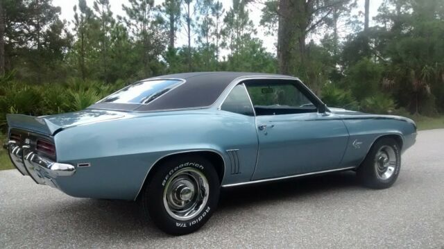 1969 Blue Chevrolet Camaro Coupe