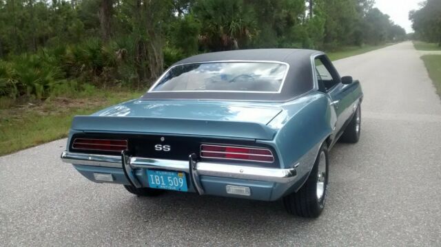 1969 Blue Chevrolet Camaro Coupe