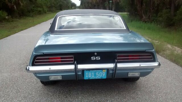 1969 Blue Chevrolet Camaro Coupe